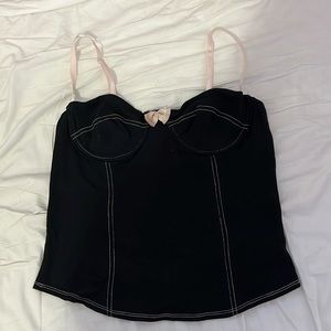 Linea Corset Tee Shirt Size L